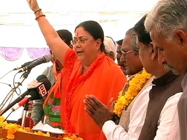 Rajasthan: Vasundhara vs who?