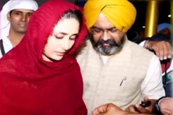Kareena prays at the Golden Temple Kareena prays at the Golden Temple