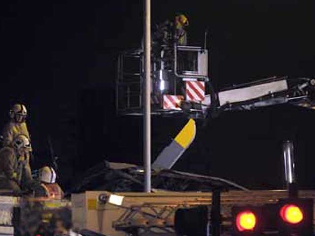 Scottish police helicopter pub crash causes numerous casualties