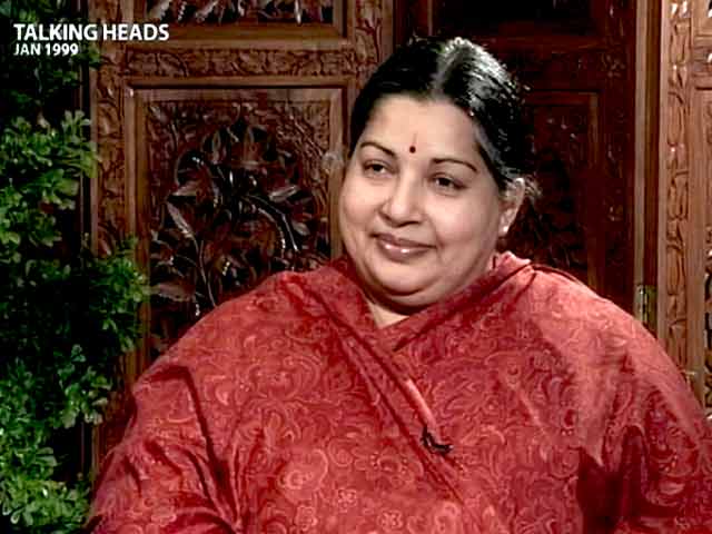 Video : Talking Heads with Jayalalithaa (Aired: January 1999)