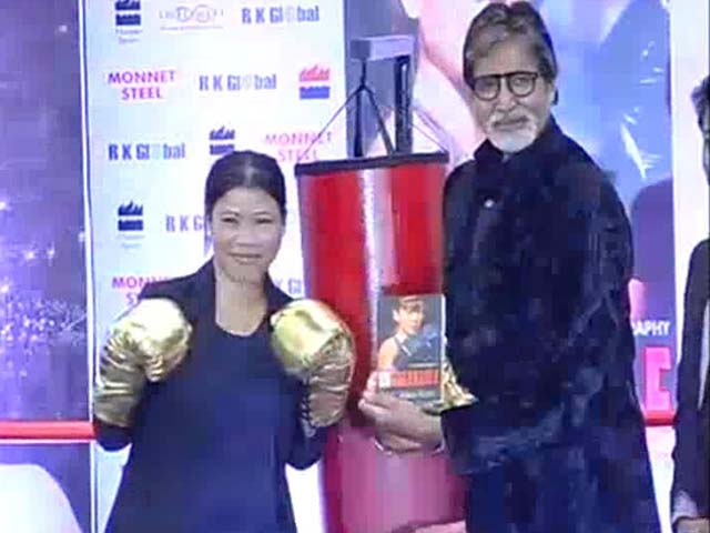 'Unbreakable' Mary Kom in the ring with Amitabh Bachchan