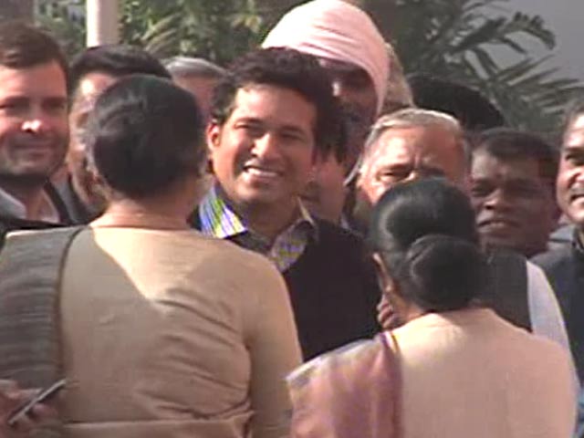 Sachin Tendulkar's day in parliament