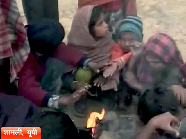 यूपी : शामली के राहत शिविरों में लोग बेहाल