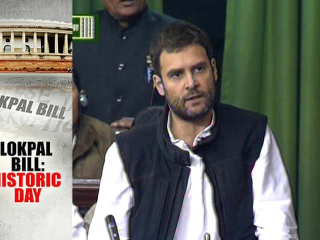 Rahul Gandhi on Lokpal Bill in Lok Sabha