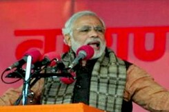 Voters, not political parties will fight 2014 polls: Narendra Modi in Varanasi Voters, not political parties will fight 2014 polls: Narendra Modi in Varanasi