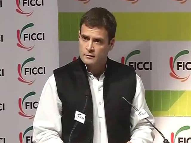Video : Good news about this govt don't sell newspapers: Rahul Gandhi to India Inc
