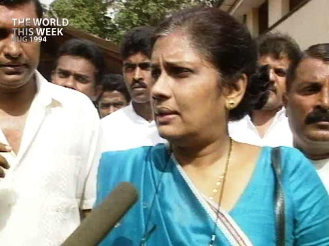 The World This Week: Chandrika Kumaratunga wins Sri Lanka elections (Aired: August 1994)