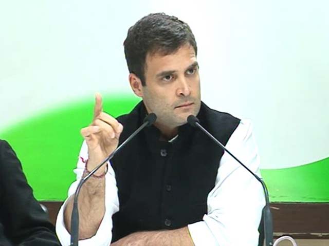 Rahul Gandhi says he disagrees with rejection of Adarsh report