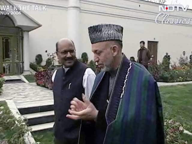 Video : Walk The Talk: Hamid Karzai (Aired: November 2006)