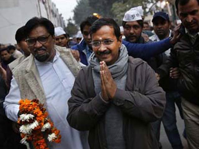AAP <i>ka</i> chief minister: Arvind Kejriwal to take oath at Ramlila Maidan today