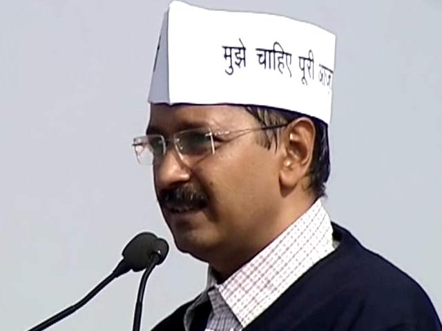 Arvind Kejriwal takes charge, vows 'we are here to serve'