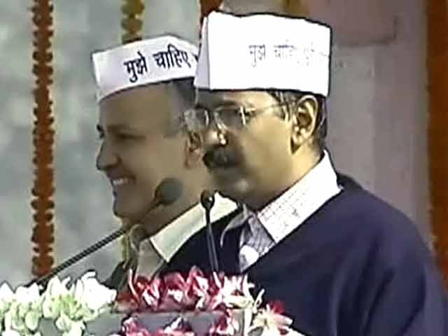 शपथ ग्रहण के बाद सीएम अरविंद केजरीवाल का भाषण