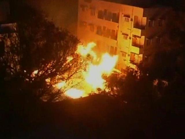 Major fire breaks out at a timber depot in Hyderabad