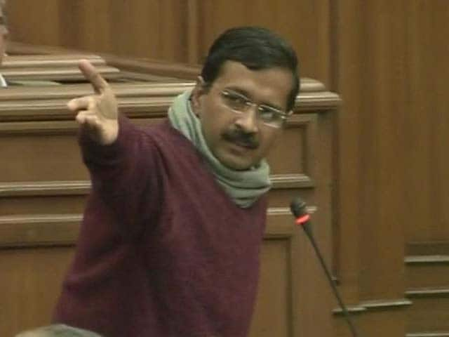 Video : Delhi with Kejriwal. AAP wins trust vote