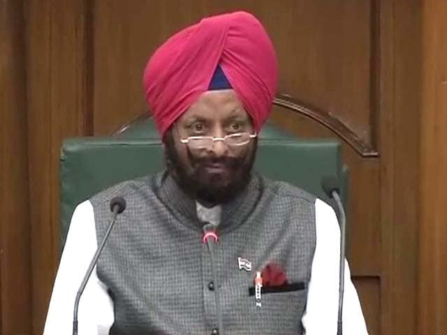 Video : AAP's MS Dhir elected Speaker of the Delhi Assembly