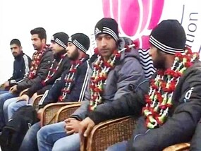 Rousing reception for Jammu and Kashmir cricketers