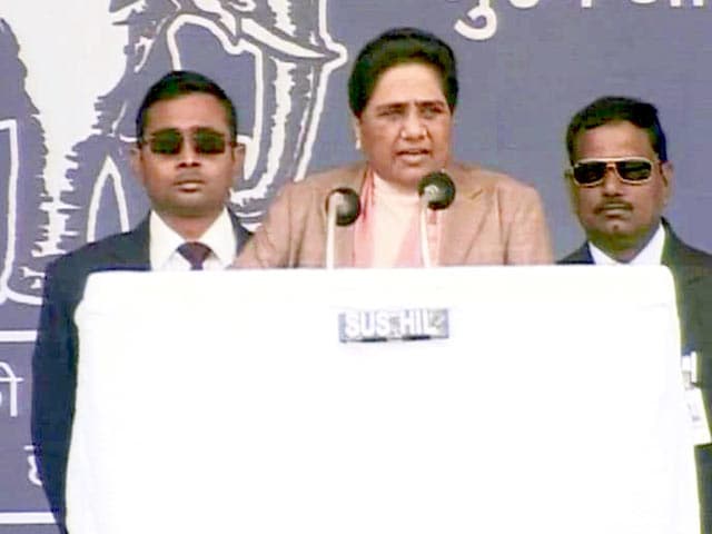Video : Uttar Pradesh has now become crime <i>pradesh</i>, says Mayawati