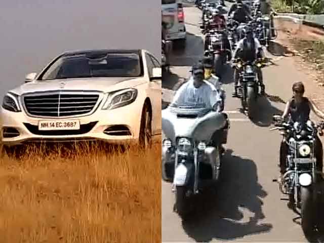 Luxurious S-Class & the India bike week