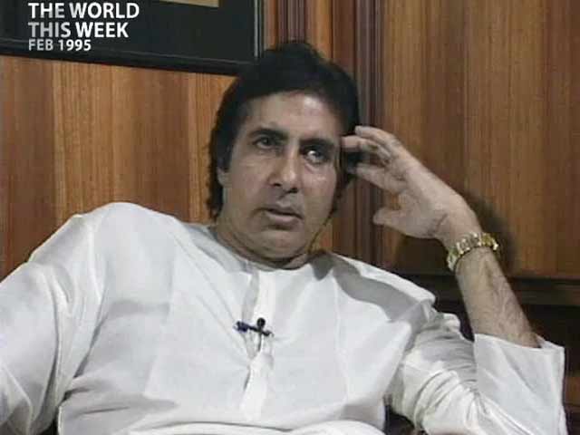 Video : The World This Week: Amitabh Bachchan on turning corporate (Aired: February 1995)