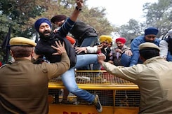Protests at Congress office over Rahul Gandhi's comments on 1984 riots Protests at Congress office over Rahul Gandhi's comments on 1984 riots
