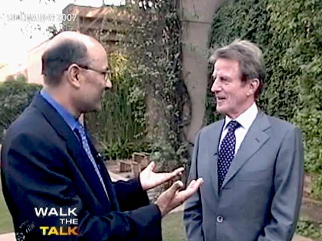 Walk The Talk with Bernard Kouchner (Aired: December 2007)