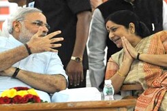 Narendra Modi has brought a fisherman to Rajya Sabha, says Sushma Swaraj Narendra Modi has brought a fisherman to Rajya Sabha, says Sushma Swaraj