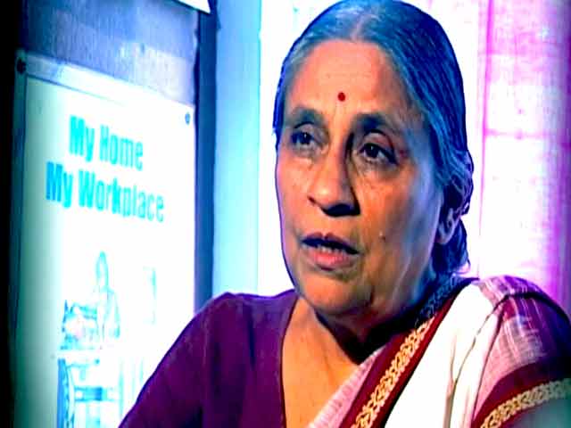 Ela Bhatt works on empowering women in villages