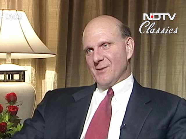 Talking Heads: Steve Ballmer on India (Aired: November 2004)