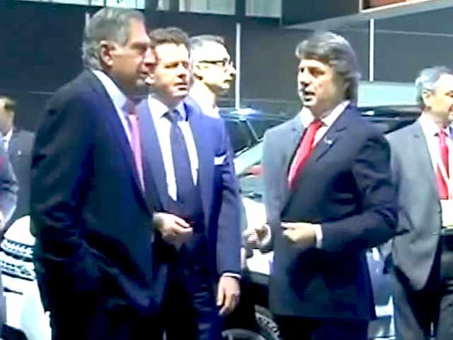 Ratan Tata at Auto Expo 2014