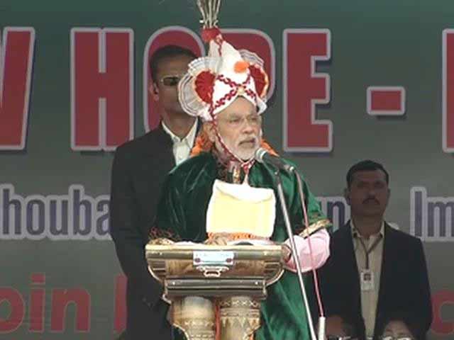 Video : Modi targets PM at rally in Imphal, says Nido's death a national shame