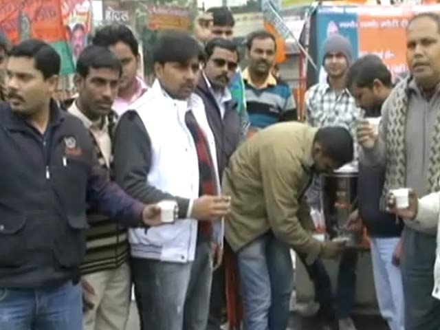 मोदी की चाय से मुकाबले के लिए 'राहुल दूध'