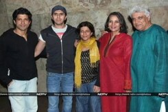 Spotted: The Akhtars at the screening of <i>Shaadi Ke Side Effects</i> Spotted: The Akhtars at the screening of <i>Shaadi Ke Side Effects</i>