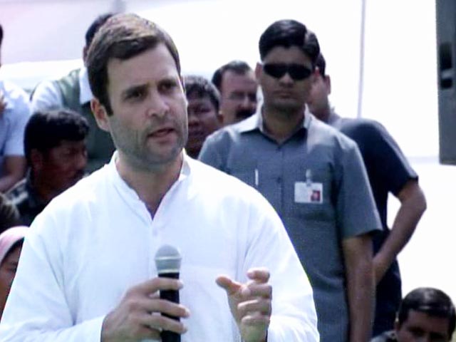 Rahul Gandhi interacts with tribal leaders in Assam