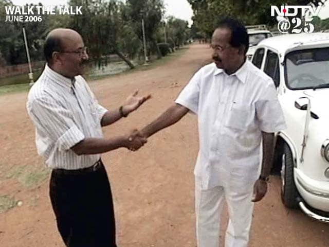 Video : Walk the Talk with Veerappa Moily (Aired: June 2006)