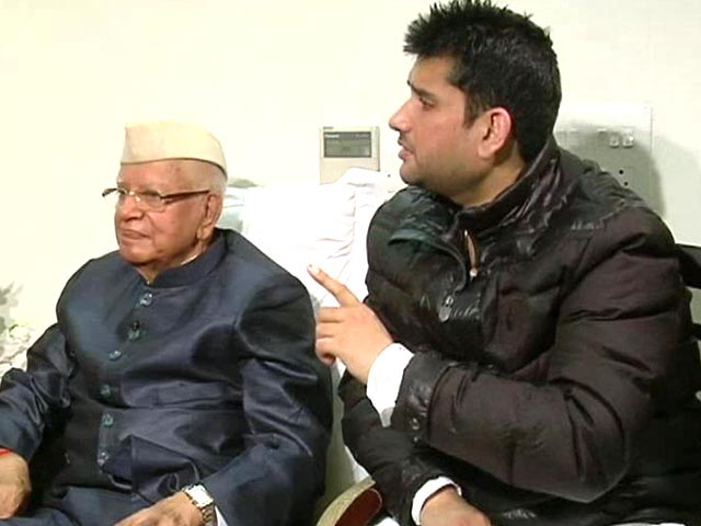 I accept that he is my son: ND Tiwari on Rohit Shekhar I accept that he is my son: ND Tiwari on Rohit Shekhar