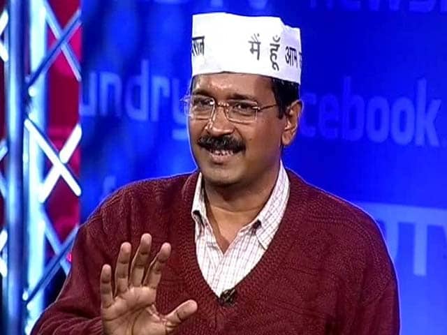 Video : With 28 seats, we did well. Now give us 40 seats: Kejriwal on NDTV