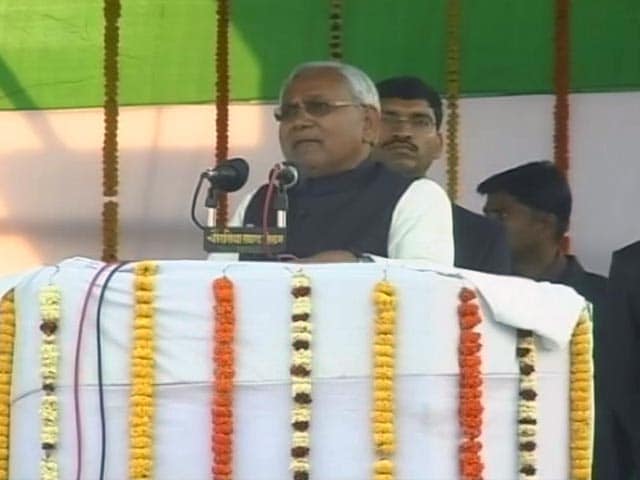 Video : Nitish Kumar starts his election campaign with attack on BJP