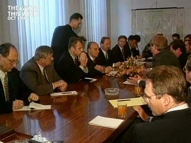 The World This Week: Guns fall silent in Bosnia-Herzegovina (Aired: October 1995)