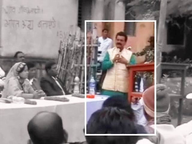 Video : Day after Sushma attack, BJP inducts leader with 46 criminal cases against him