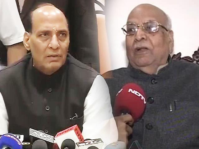 Video : BJP attempts united front amid talk of Lucknow seat for Rajnath