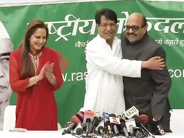 Amar Singh, Jaya Prada join Ajit Singh's Rashtriya Lok Dal