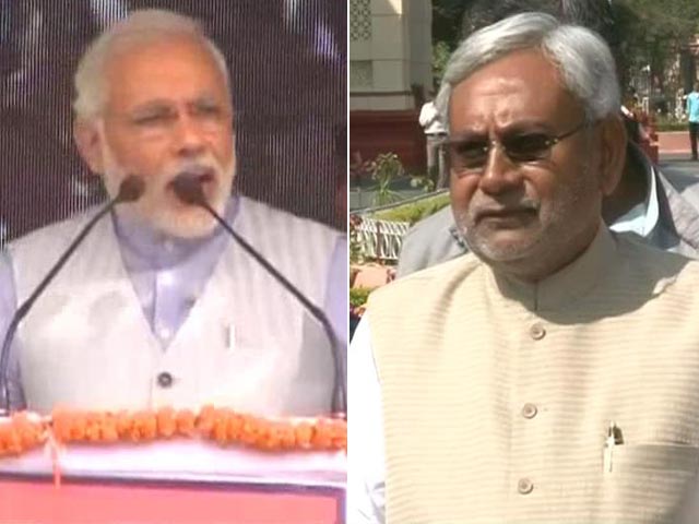 Narendra Modi attacks Nitish Kumar over Delhi dreams