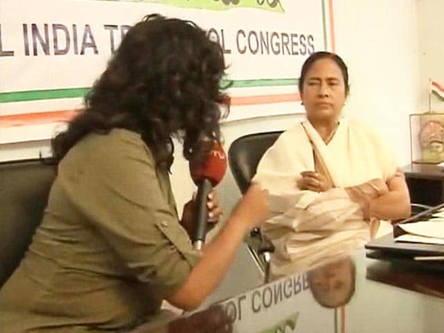 Video : Not bitter about Anna's absence: Mamata Banerjee to NDTV