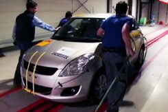 Second India crash test with Swift Second India crash test with Swift