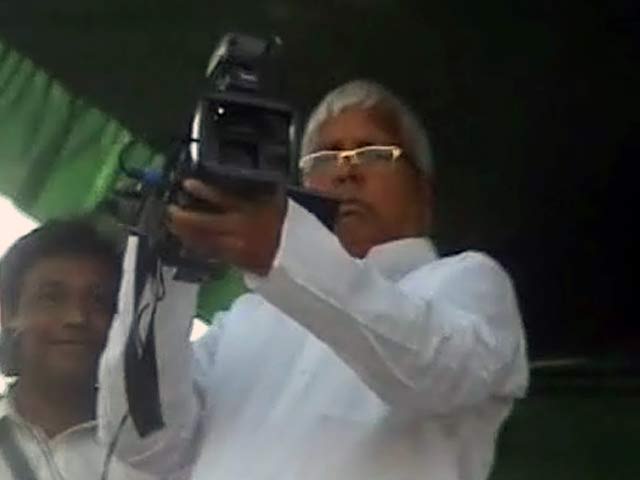 NDTV's new cameraperson, Lalu Yadav