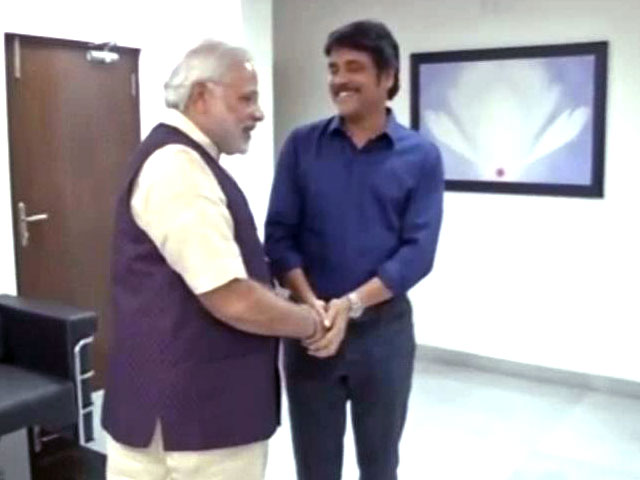South superstar Nagarjuna meets Narendra Modi