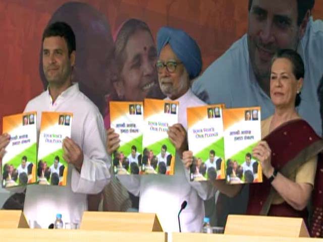 Don't go by opinion polls, says Sonia as Congress releases manifesto