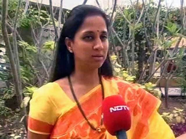 Video : Sharad Pawar's 'vote twice' comment was a joke, says daughter Supriya Sule