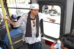 Bus ticket, check. Election ticket, check. Gul Panag is on her way Bus ticket, check. Election ticket, check. Gul Panag is on her way