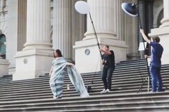 Behind-the-scenes: Vidya Balan's photoshoot in Melbourne Behind-the-scenes: Vidya Balan's photoshoot in Melbourne